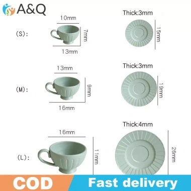 2 Chiếc Nhà Búp Bê Thu Nhỏ Đồ Ăn Mini Họa Tiết Dọc Cà Phê - Mô Hình Đồ Chơi Phụ Kiện 6