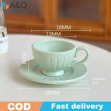 2 Chiếc Nhà Búp Bê Thu Nhỏ Đồ Ăn Mini Họa Tiết Dọc Cà Phê - Mô Hình Đồ Chơi Phụ Kiện 10