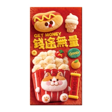 2.026 Năm Ngựa Phong Cách Mới Hoạt Hình Phong Bì Đỏ Sáng Tạo Giả Hiệu Ứng Sang Trọng Tiện Lợi Được Kín Hiệu Ứng 5D Dễ Thương GJFK