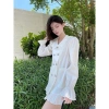 [216] Váy Lụa Bèo Cúc Đồng Dáng Babydoll Siêu Xinh Có Ảnh Thật 6