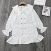 [216] Váy Lụa Bèo Cúc Đồng Dáng Babydoll Siêu Xinh Có Ảnh Thật 8