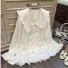 [216] Váy Lụa Bèo Cúc Đồng Dáng Babydoll Siêu Xinh Có Ảnh Thật 10