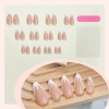 24 Chiếc Hạnh Nhân Khỏa Thân Bấm Móng Tay Với Đầu Pháp Cho Nữ Tự Nhiên Mặc Hàng Ngày Và Những dịp Trang Trọng 4