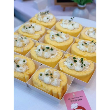 50 Hộp Giấy Đựng Bông Lan Trứng Muối, Sandwich, Bánh Ngọt Hoặc Đồ Ăn [E1.413-E1.985]] 4