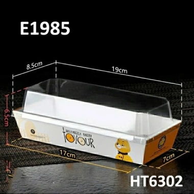 50 Hộp Giấy Đựng Bông Lan Trứng Muối, Sandwich, Bánh Ngọt Hoặc Đồ Ăn [E1.413-E1.985]] 9
