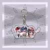 6CM Cute Anime Keychain Link Click Acrylic Key Chain Kawaii Bag Pendent Cheng Xiaoshi Lu Guang Cartoon Keyring 7