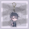 6CM Cute Anime Keychain Link Click Acrylic Key Chain Kawaii Bag Pendent Cheng Xiaoshi Lu Guang Cartoon Keyring 9