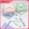 A & Y 50 Chiếc Mini Vuông Móng Tay Bọt Biển Bột Puff Nails Nghệ Thuật Gel Ba Lan Dụng Cụ Trang Điểm Mỹ Phẩm Đệm Móng Tay Áo Cho Phụ Kiện Làm Móng Tay. 2