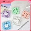 A & Y 50 Chiếc Mini Vuông Móng Tay Bọt Biển Bột Puff Nails Nghệ Thuật Gel Ba Lan Dụng Cụ Trang Điểm Mỹ Phẩm Đệm Móng Tay Áo Cho Phụ Kiện Làm Móng Tay. 5