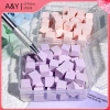A & Y 50 Chiếc Mini Vuông Móng Tay Bọt Biển Bột Puff Nails Nghệ Thuật Gel Ba Lan Dụng Cụ Trang Điểm Mỹ Phẩm Đệm Móng Tay Áo Cho Phụ Kiện Làm Móng Tay. 6