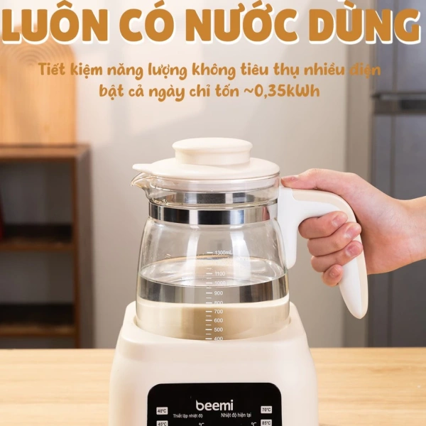 Cách sử dụng Ấm Đun Nước Pha Sữa Beemi để pha sữa an toàn và giữ nhiệt tối ưu