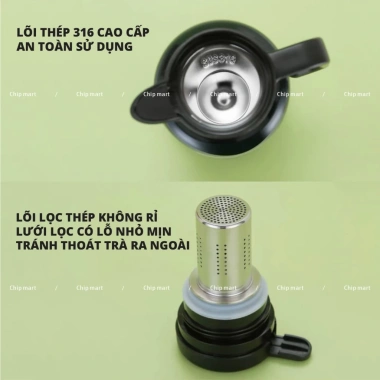 Ấm giữ nhiệt ASYPIE 2L2 có đồng hồ cao cấp - Giảm 24% còn 315k - Inox 316 an toàn sức khỏe 6