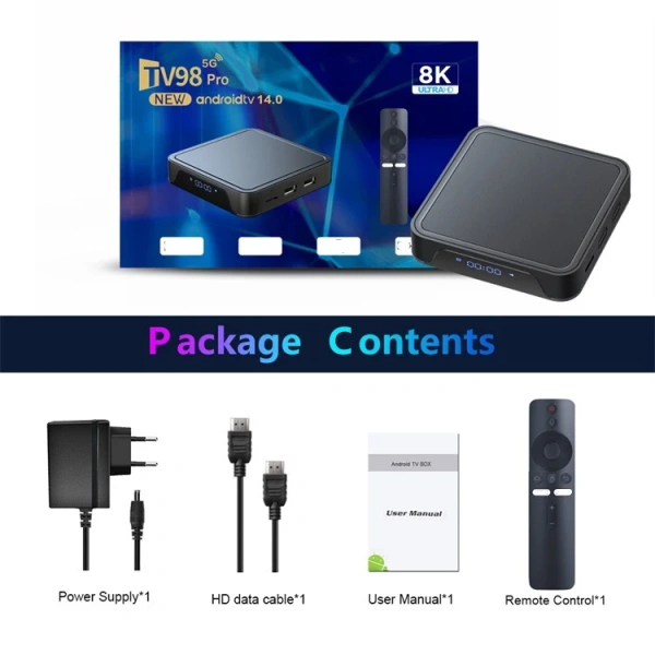 Hướng dẫn cài đặt Android TV Box Tv98 Pro 8K – Kích hoạt 14 giọng Việt và truy cập 300 kênh