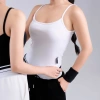 Áo 2 Dây Crop Nữ ECOCHIC Bra Trắng Đen Cotton Mềm Mại, Thấm Hút Mồ Hôi - 194k 2