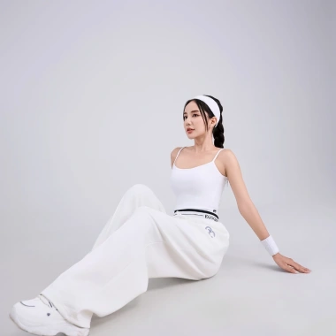 Áo 2 Dây Crop Nữ ECOCHIC Bra Trắng Đen Cotton Mềm Mại, Thấm Hút Mồ Hôi - 194k 5