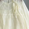 Áo babydoll A.821 tay dài tơ hoa cổ tròn dáng rộng nơ buộc chéo + áo 2 dây - 187k 8