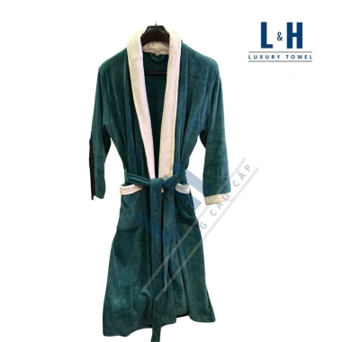 Áo choàng tắm Microfiber L&H giá rẻ chỉ 275k - Áo choàng ngủ khách sạn cao cấp