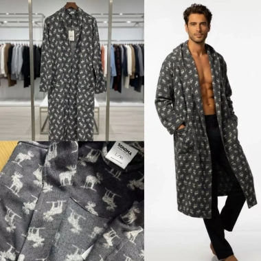 Áo choàng tắm nam lót nỉ cao cấp - Giảm 40% còn 140k - Áo tắm nam khách sạn thoáng mát