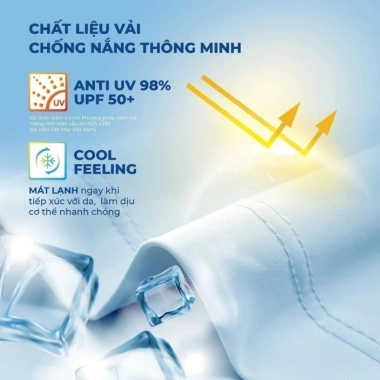Ao Chong Nang Su Lanh 5D Han Nhap UPF 50+ Khuyen Mai Kinh - 50% giam, con 225k!