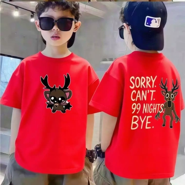 Áo cotton size 3-12, nam, nữ, trẻ em, giảm nửa giá, mát lạnh 10-11 tuổi 5