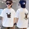 Áo cotton size 3-12, nam, nữ, trẻ em, giảm nửa giá, mát lạnh 10-11 tuổi 8