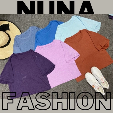 Áo croptop nữ form rộng tay ngắn cổ tròn bigsize thun NUNA FASHION giá 41.300 VNĐ 3