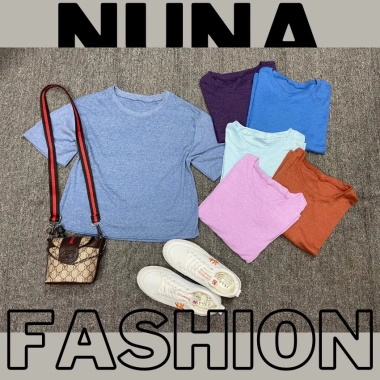 Áo croptop nữ form rộng tay ngắn cổ tròn bigsize thun NUNA FASHION giá 41.300 VNĐ 5