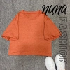 Áo croptop nữ form rộng tay ngắn cổ tròn bigsize thun NUNA FASHION giá 41.300 VNĐ 9