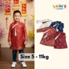 Áo Dài Bé Trai Tết 2.026 - Vải Gấm Cao Cấp, Họa Tiết Sang Trọng Giảm Giá Cực Sâu Chỉ 180k