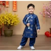 Áo Dài Bé Trai Tết 2.026 - Vải Gấm Cao Cấp, Họa Tiết Sang Trọng Giảm Giá Cực Sâu Chỉ 180k 6