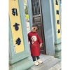 Áo dài nam trẻ em Trung thu Tết 2.025 - Thu Hà Silk - Giảm giá còn 285k - Vải gấm thêu cao cấp 3