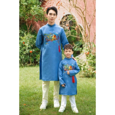 Áo Dài Tết Cặp Bố Con - Áo Dài Bé Trai & Bố Diện Lễ Tết, Du Xuân 2.026 Giá Cực Sốc 199k 2 Áo Dài Tết Cặp Bố Con - Áo Dài Bé Trai & Bố Diện Lễ Tết, Du Xuân 2.026 Giá Cực Sốc 199k 2