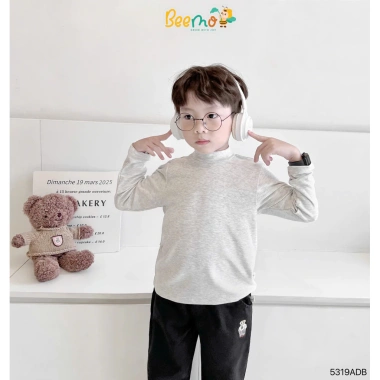 Áo Giữ Nhiệt Bé Trai BEEMO Cao Cổ Lót Lông Ấm, Giá Shock 79K Thay Vì 102.7K!