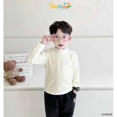 Áo Giữ Nhiệt Bé Trai BEEMO Cao Cổ Lót Lông Ấm, Giá Shock 79K Thay Vì 102.7K!