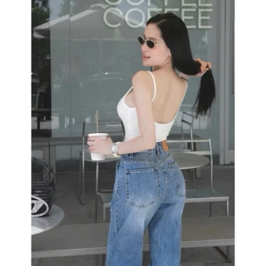 Áo hai dây nữ thun cotton mềm, đệm mút sexy, ôm sát body - Giá ưu đãi 89.000đ