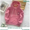 Áo hoodie lót lông dài tay Dokma 12‑23kg cho bé, ấm áp, giá 269k 2
