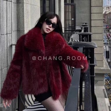 Áo Khoác Lông Cổ Bẻ Nữ Cao Cấp - QC Dày Dặn, Sang Chảnh, Giá Cực Sốc 527k
