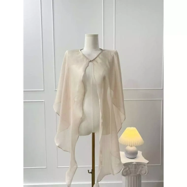 Áo Khoác Tơ Ngọc Siêu Nhẹ Cara Top - Khuyến Mãi 195.000đ Giảm Từ 234.000đ