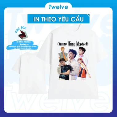 Áo Muzik Quang Hùng Master D – Form rộng, in 5 ảnh, 100% cotton 260gsm, dây dặn, giá chỉ 250.000 VNĐ