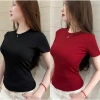 Áo Nữ Cổ Tròn Thun Tăm Trơn - Giảm Sốc 7.800đ, Chỉ 38.999đ/Áo, Mẫu Trend Hot 5