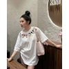 Áo phông hoạt hình viền cổ cute oversize form giấu quần cotton thoáng mát - Hot Trend - 200.000đ 6