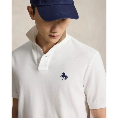 Áo Polo Thêu Ngựa Basic Angelos - Cotton Pique Chống Nhăn, Regular Fit Châu Âu 250k