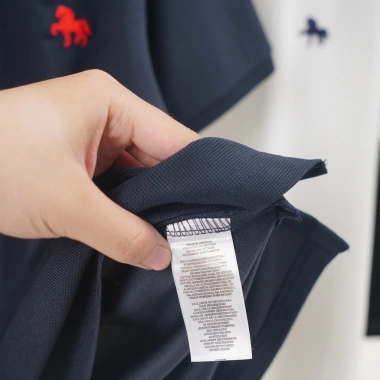 Áo Polo Thêu Ngựa Basic Angelos - Cotton Pique Chống Nhăn, Regular Fit Châu Âu 250k
