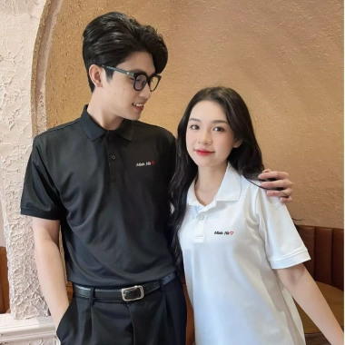 Áo polo thêu tên theo yêu cầu - Áo thun cặp đôi LiLa làm quà tặng sinh nhật, kỷ niệm cho bạn trai bạn gái 6