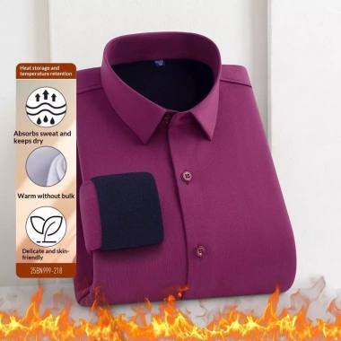 Áo sơ mi lông cừu dày ấm áp thiết kế Slim cho doanh nhân - Giá chỉ 385.560₫ 3 Áo sơ mi lông cừu dày ấm áp thiết kế Slim cho doanh nhân - Giá chỉ 385.560₫ 3