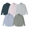 Áo Sơ Mi Nam Dekace Oxford Thêu Logo C Cổ Tàu Kẻ Sọc - Giảm 23% Còn 199k