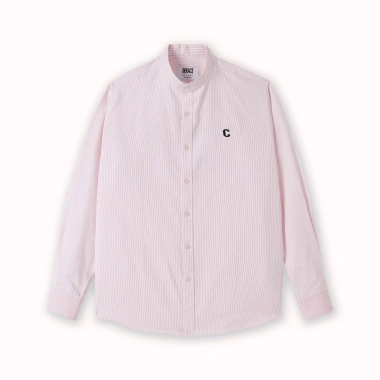 Áo Sơ Mi Nam Dekace Oxford Thêu Logo C Cổ Tàu Kẻ Sọc - Giảm 23% Còn 199k 3