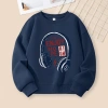 Áo Sweater bé trai cổ tròn in hình thời trang, thích hợp cho thể thao ngoài trời và trường học, 216.000đ 2