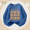 Áo Sweater Bé Trai W.G.Q In Capybara Mùa Xuân Thu Vải Mềm Thoải Mái Phong Cách Thể Thao Ngoài Trời Giá 216.000đ 9