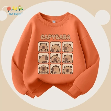 Áo Sweater Bé Trai W.G.Q In Capybara Mùa Xuân Thu Vải Mềm Thoải Mái Phong Cách Thể Thao Ngoài Trời Giá 216.000đ 10 Áo Sweater Bé Trai W.G.Q In Capybara Mùa Xuân Thu Vải Mềm Thoải Mái Phong Cách Thể Thao Ngoài Trời Giá 216.000đ 10